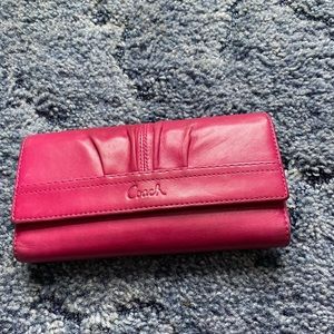 Coach leather wallet